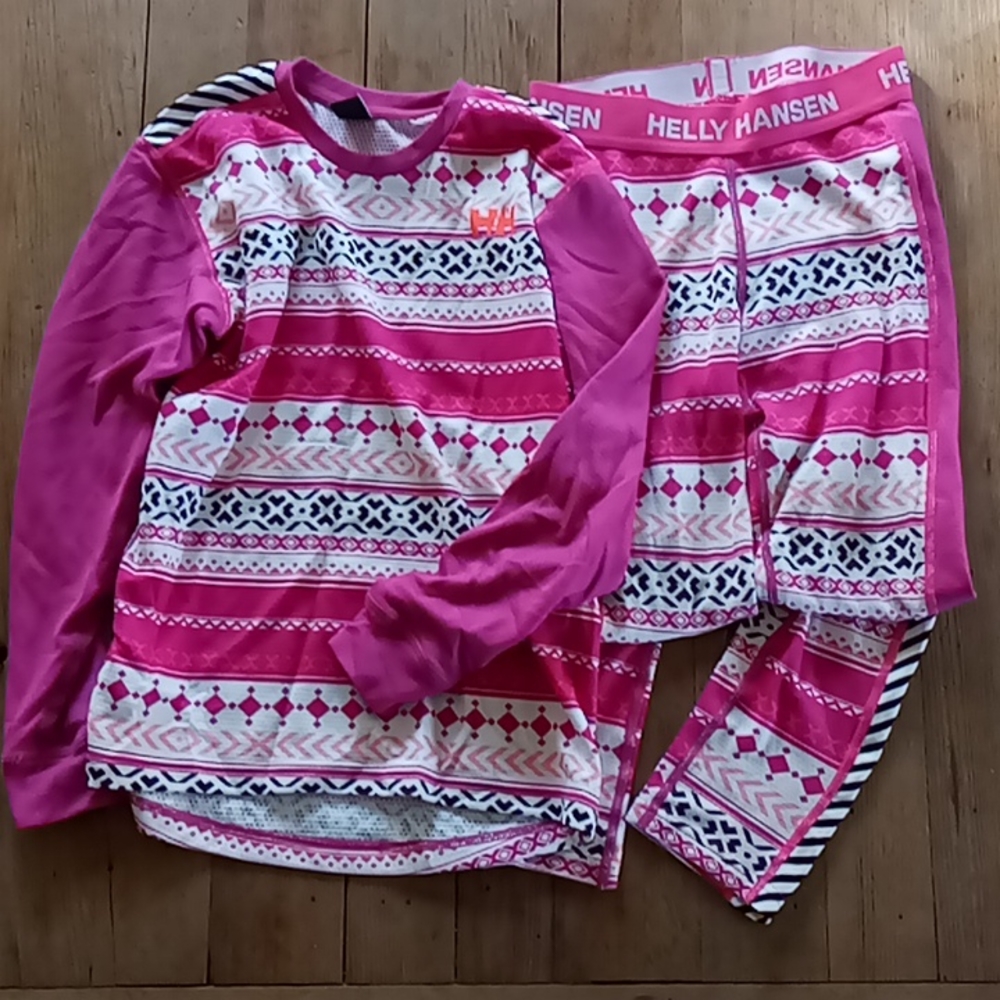 Helly Hansen girls light weight base layer